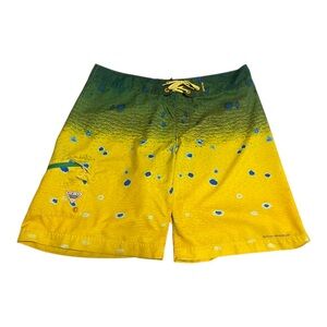 Columbia PFG Fishing Board Short Dorado Print Bottle Opener In Pocket Size 42 W